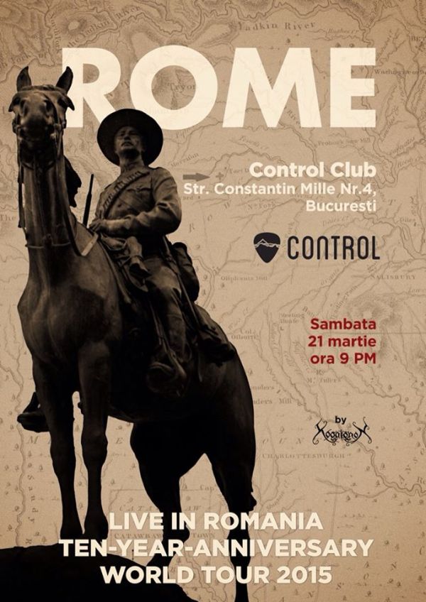 Rome canta pe 21 martie in Club Control